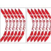 Resim Yamaha Reflektör Kırmızı Ybr Büyük Jant Şeridi (YBRŞRT001) 