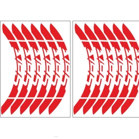 Resim Yamaha Reflektör Kırmızı Ybr Büyük Jant Şeridi (YBRŞRT001) 