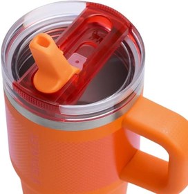 Resim Stanley The Quencher Protour Flip Straw Termos 0,60 L Pipetli Termos 10-12484-099 Turuncu 