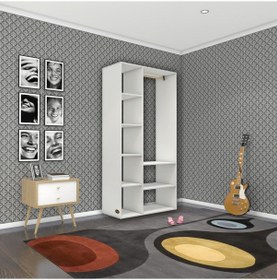 Resim Kenzlife giysi dolabı hüsamettin 180*090*40 byz gardırop 