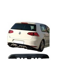 Resim Vw Golf 7 Custom Arka Ek Plastik Siyah Difüzör 2012 2013 2014 2015 2016 Arka-difizör-bodykit-ek 