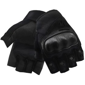 Resim Vexo Santa 2 Motosiklet Eldiveni Siyah 