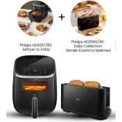 Resim Büyük Boy Hava Fritöz, Ekmek Kızartma Makinesi Hediye, Sağlıklı Pişirme Aksesuarı 