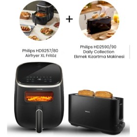 Resim Büyük Boy Hava Fritöz, Ekmek Kızartma Makinesi Hediye, Sağlıklı Pişirme Aksesuarı 