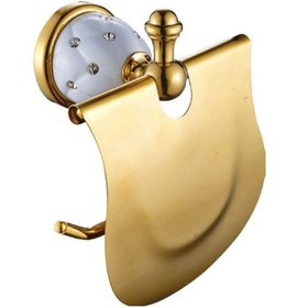 Resim ACAR Elegant Gold Kapaklı Kağıtlık Altın Renkli 