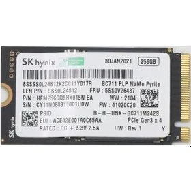 Resim Skhynix HFM256GD3HX015N 256 GB M.2 2242 SSD 