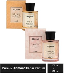 Resim Daycare Pure & Diamond 2'li set Kadın Edp Parfüm 100 ml + 100 ml 