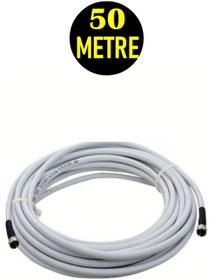 Resim Usin RG6 U4 Full HD 3D 4K Anten TV Çanak Uydu LNB Kablosu 50 M 