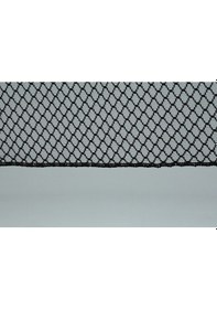 Resim Büyük Baklava Model Siyah Renk Tek Kanat Pileli Fon Perde 75 260 Cm Siyah 