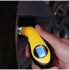 Resim Ximistore9 Araç Lastik Basınç Ölçer, Lcd Ekranlı Dijital Tester, 0-150psı Aralığı, Psı/bar/kpa/kgf/cm2 Birim Seçimi, Abs Malzeme 