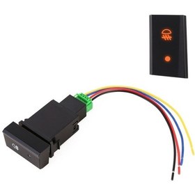 Resim Sones Ts-18 Hyundai Accent İçin Kablolu Araba Sis Farı Açma-kapama Düğmesi Anahtarı 