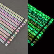 Resim 210 sayfa Parlak Origami Yıldız Kağıt Şeritleri, Kendin Yap El Yapımı El Sanatları Origami Kağıdı, Şanslı Yıldız Kağıt Şeritleri, 12-Burçlar 