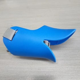 Resim Fochsia Mavi L Evcil Hayvan Güvenlik Yumuşak Ördek Ağızlığı, Isırma Önleyici Köpek Ağızlığı, Rahat Nefes Alabilen Tasarım 