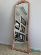 Resim Matmazel Model Rose Gold Altın Renk Varaklı Boy Aynası 