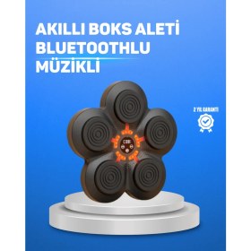 Resim Zero Land Snmswrld Müzikli Boks Duvar Paneli Akıllı Işık Sistemli Refleks ve Kondisyon Aleti 