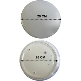 Resim (3 Adet) Dita ML112NW 18W 4000K (Günışığı) 1250 Lümen Sensörlü LED Armatür 