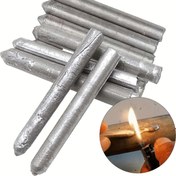 Resim 15 Adet Düşük Sıcaklık Kaynak Çubukları ve Elektrot Barlar - Çoklu Metal (Paslanmaz Çelik, Bakır, Demir, Alüminyum) Hızlı Eritme Toz Çekirdekli Su Kuleleri, Borular, Endüstriyel Kaynak İçin Dayanıklı & Çok Yönlü Ark Kaynağı Çubukları, Kaynak Aksesuarları 