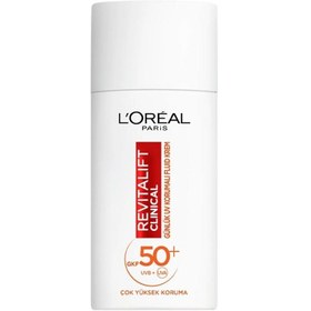 Resim Loreal paris revitalift spf 50+ günlük yüksek uv korumalı yüz güneş kremi 50 ml 