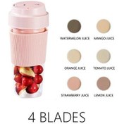 Resim Xinh Taşınabilir Mini Elektrikli Sıkacağı USB Şarj Edilebilir Blender Meyve Mikserler Meyve Extractors Gıda Milkshake Suyu Makinesi Makinesi | Sıkacağı (Pembe) 