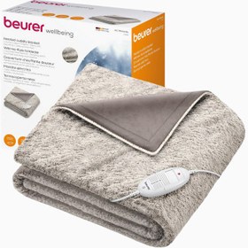 Resim HD 75 Nordic Elektrikli Battaniye 180x130 cm, 6 Isı Kademeli, Otomatik Kapanma - Açık Bej 