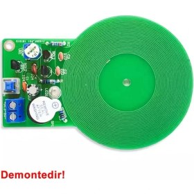 Resim Metal Sensör Diy Kit Dedektör Elektronik Lehimleme Eğitim Devresi Dc 5V 60MM Temassız Algılayıcı 