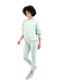 Resim Sportive Luna Kadın Yeşil Günlük Stil Sweatshirt 24yktl13d22-ysl 1605164 Yeşil 