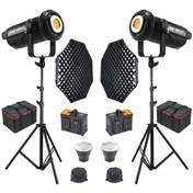 Resim Gdx LV-700C-II B BiColor Led Video Işığı + 140Octa 2'li Set 