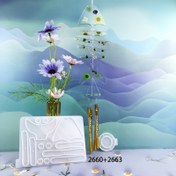 Resim 1 Set AIX KING Rüzgar Çanı Silikon Kalıp Seti - DIY Rüzgar Çanı, Anahtarlık Küpe Kolye Dökümü, DIY El Sanatları Seti | Dekoratif Rüzgar Çanı | Canlı Tasarım, Rüzgar Çanı El Sanatları 