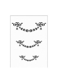Resim Çeltik Desen Stencil Şablon 25X35 Çe-007 
