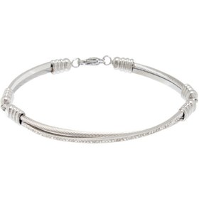 Resim Platin Çelik Kadın Bileklik - K1BLK0450241-D69 