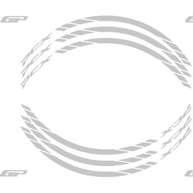 Resim GP Kompozit Honda PCX 125 / 150 2014-2024 Uyumlu Jant Şeridi Reflektif Gri 