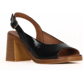 Resim Bueno Shoes Siyah Rugan Deri Kadın Topuklu Sandalet 01WE3700 01WE3700 