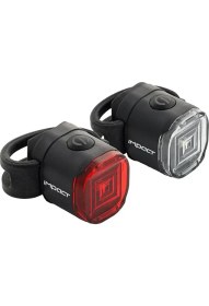 Resim Heugers Impact Twıns Bisiklet Far & Stop Seti – Şarjlı, Li-Po Batarya, Type-C Kablolu 