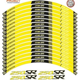 Resim Motosiklet Jant Şeridi Cf Moto 250 Sr 6 Nötr 