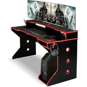 Resim Mydesign Gaming Oyuncu Masası Kırmızı 