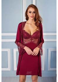 Resim Pierre Cardin 5625 Penye Altılı Takım - Bordo Çok Renkli 