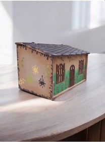 Resim El Boyaması Ahşap Ekmeklik Çok renkli 