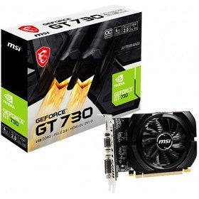Resim MSI GT730 4GB N730K-4GD3/OC DDR3 64BIT HDMI DVI PCIE 16X V2.0 EKRAN KARTI 