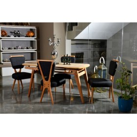 Resim VOWTURKEY Palace Iskandinav Masa Takımı - Mutfak- Salon Masa Takımı 