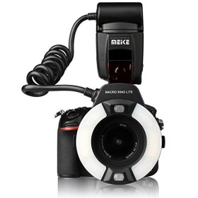 Resim MK-14EXT-C E-TTL Canon Uyumlu Makro Ring Flaş MeiKe