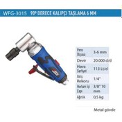 Resim Wufu WFG3015 Havalı 6 MM Metal Gövde 90 Derece Kalıpcı Taşlama 