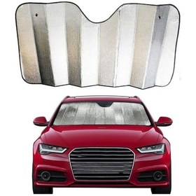 Resim 120 55 Cm Ambalajlı Vantuzlu Araç İçi Ön Cam Perdesi Katlanabilir Güneşlik 5256 