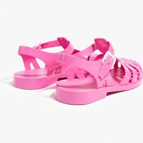 Resim Anderline Pembe Mat Kemer Detay Kadın Sandalet Pembe 