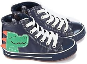Resim Dino Tırtırlı Erkek Çocuk Sneakers Spor Ayakkabı 