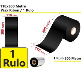 Resim akdenizpos 110x300 Metre Wax Ribon 