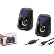 Resim NODAR Hadron HD6054 Bilgisayar Speaker 1.1 LEDLİ SİYAH 