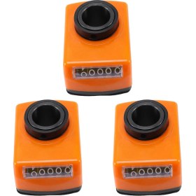 Resim 3x 09 Tip Torna 20MM Şaft Deliği Dijital Konum Gösterge Konum Göstergesi Sayaç Makine Torna Şaftı (Yurt Dışından) 