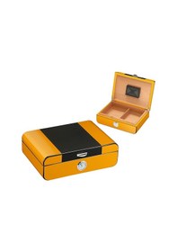 Resim Falconetti Karbon Fiber Desen Humidor Puro Kutusu rc41 