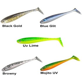 Resim Ryuji Panic Shad 9cm 5.5gr Silikon Yem Black Gold 