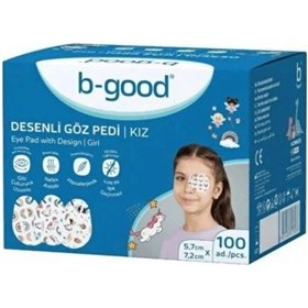 Resim B-good Göz Pedi Desenli Kız 5,7 X 7,2 Cm - 100'lü 